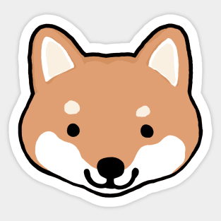 Cute Shiba Inu Cartoon Dog Sticker